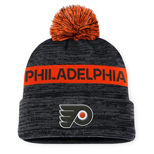 philadelphia flyers authentic pro rink beanie cuff with pom – San Jose Sharks Jerseys and Headwear Collection