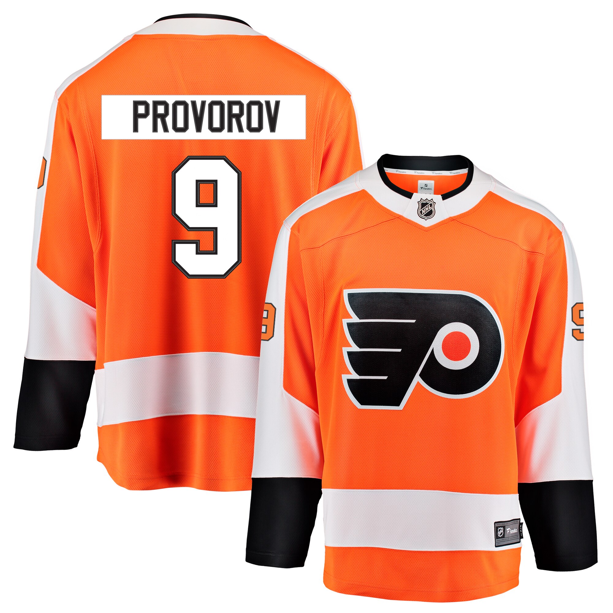 philadelphia flyers fanatics home breakaway jersey – ivan provorov – mens – San Jose Sharks Jerseys and Headwear Collection