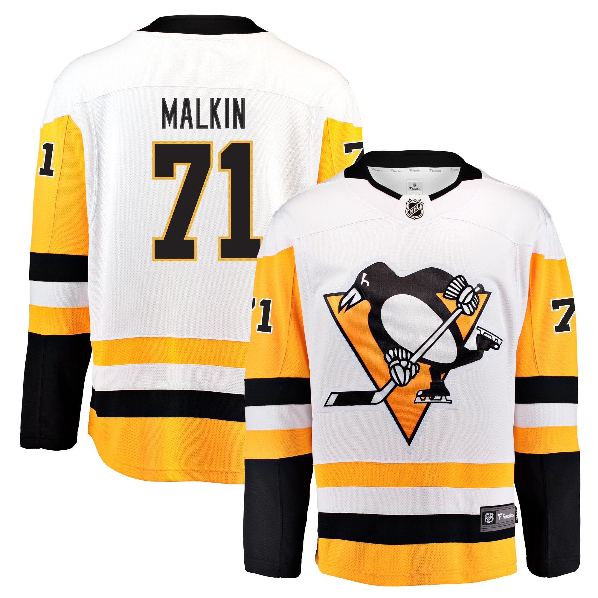 pittsburgh penguins fanatics away breakaway jersey – evgeni malkin – mens – San Jose Sharks Jerseys and Headwear Collection