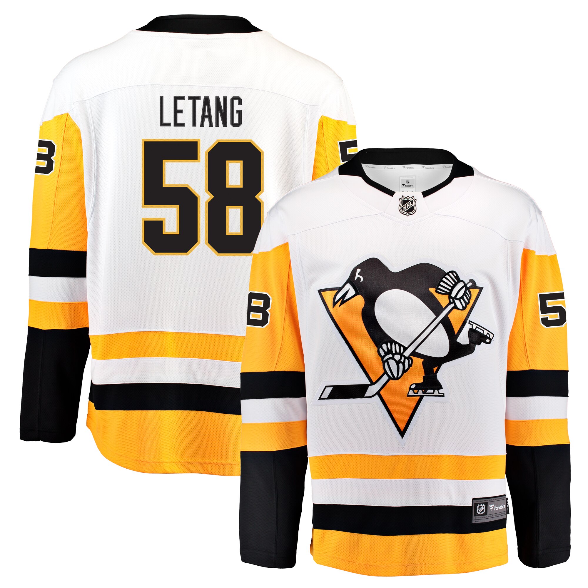 pittsburgh penguins fanatics away breakaway jersey – kris letang – mens – San Jose Sharks Jerseys and Headwear Collection