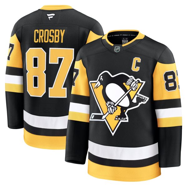 pittsburgh penguins fanatics branded home premium jersey – black – sidney crosby – mens – San Jose Sharks Jerseys and Headwear Collection