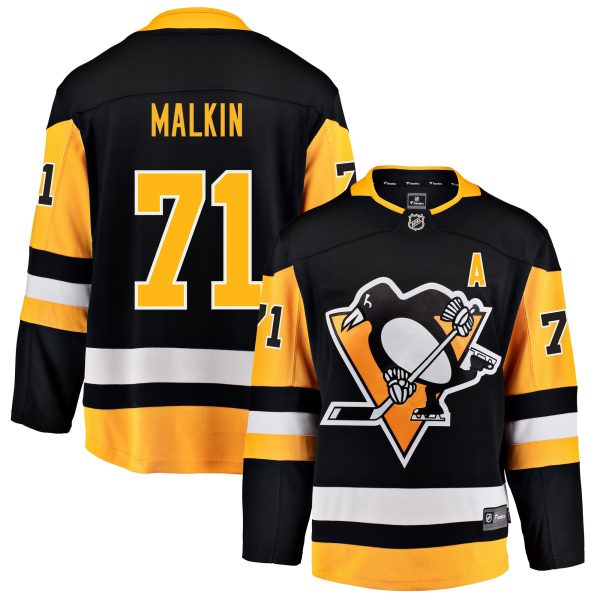 pittsburgh penguins fanatics home breakaway jersey – evgeni malkin – mens – San Jose Sharks Jerseys and Headwear Collection