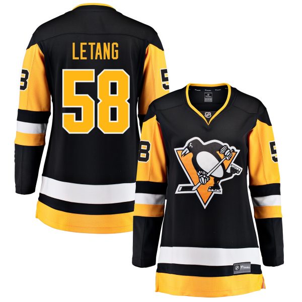 pittsburgh penguins fanatics home breakaway jersey – kris letang – womens – San Jose Sharks Jerseys and Headwear Collection
