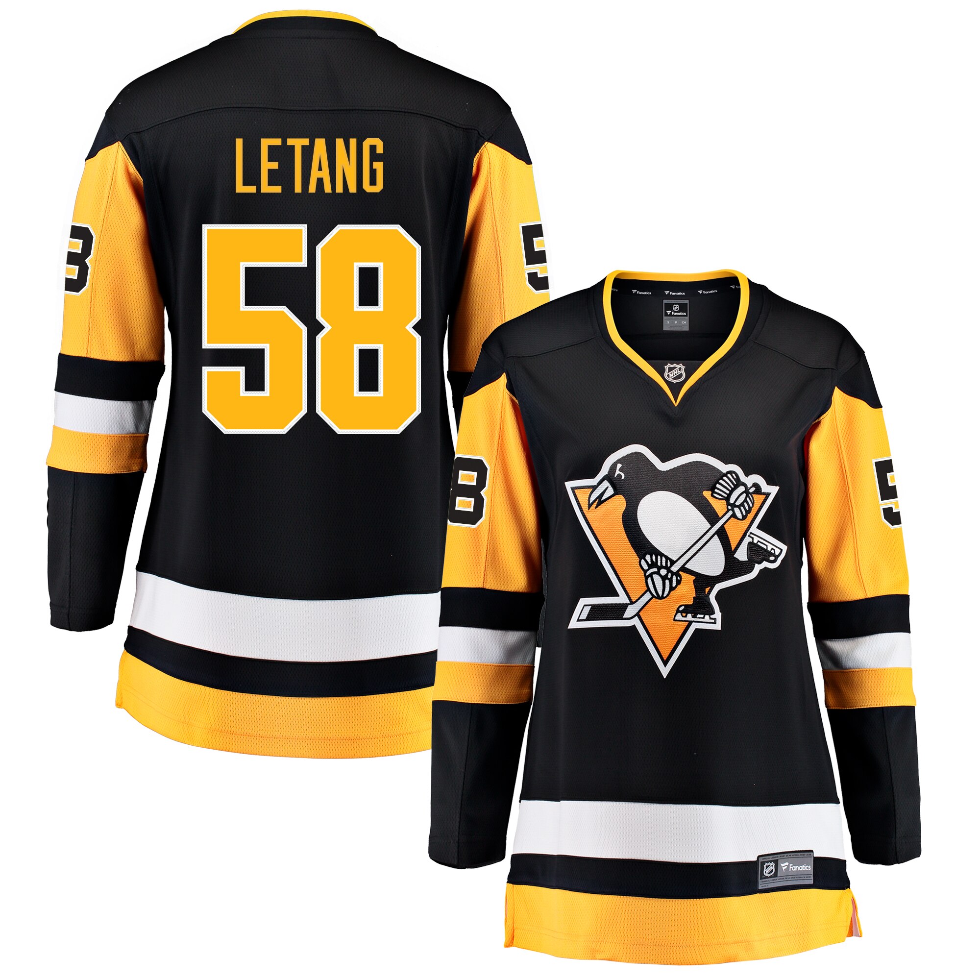pittsburgh penguins fanatics home breakaway jersey – kris letang – womens – San Jose Sharks Jerseys and Headwear Collection