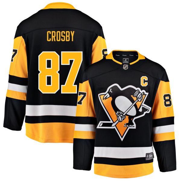 pittsburgh penguins fanatics home breakaway jersey – sidney crosby – mens – San Jose Sharks Jerseys and Headwear Collection