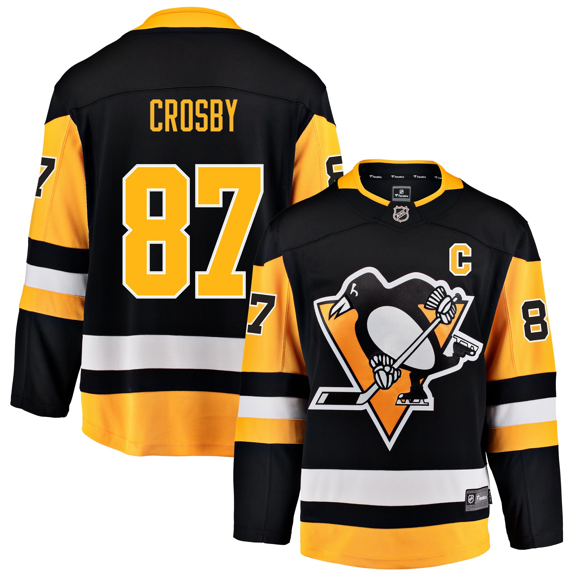pittsburgh penguins fanatics home breakaway jersey – sidney crosby – mens – San Jose Sharks Jerseys and Headwear Collection