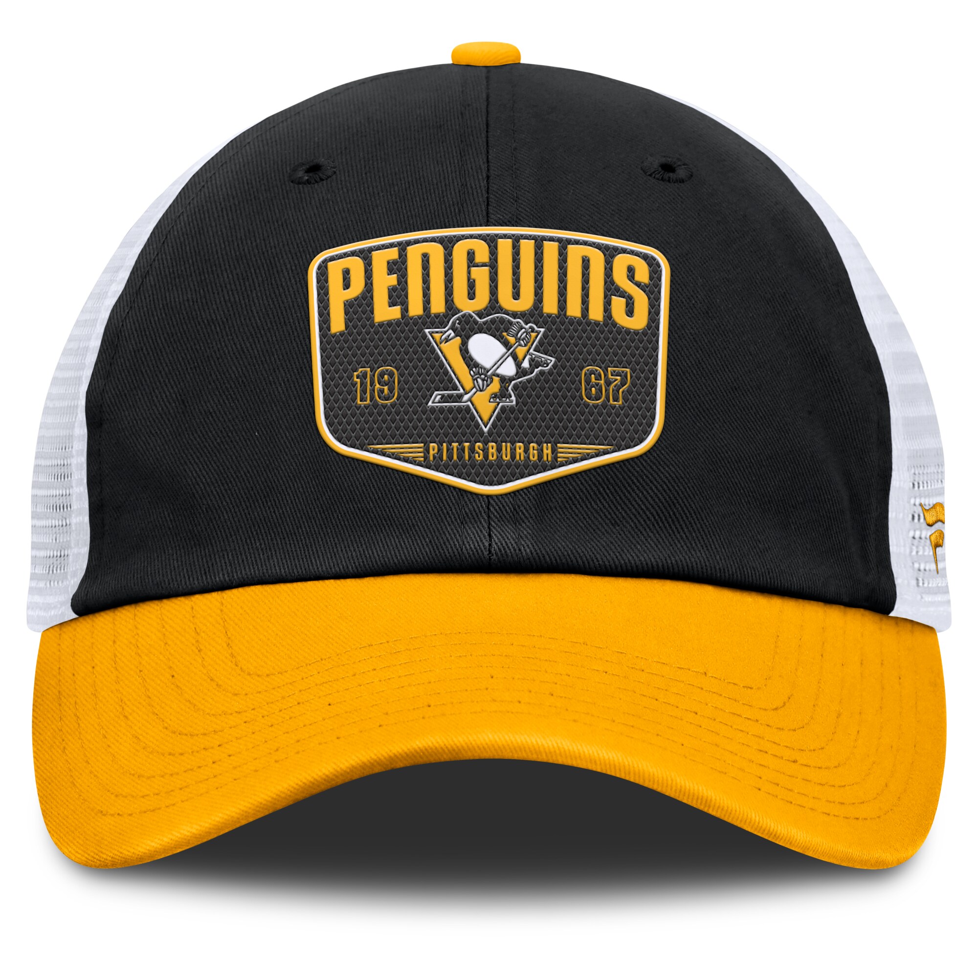 pittsburgh penguins structured adjustable meshback cap – unisex – San Jose Sharks Jerseys and Headwear Collection