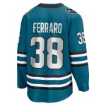 san jose sharks fanatics home breakaway jersey – mario ferraro – mens – San Jose Sharks Jerseys and Headwear Collection