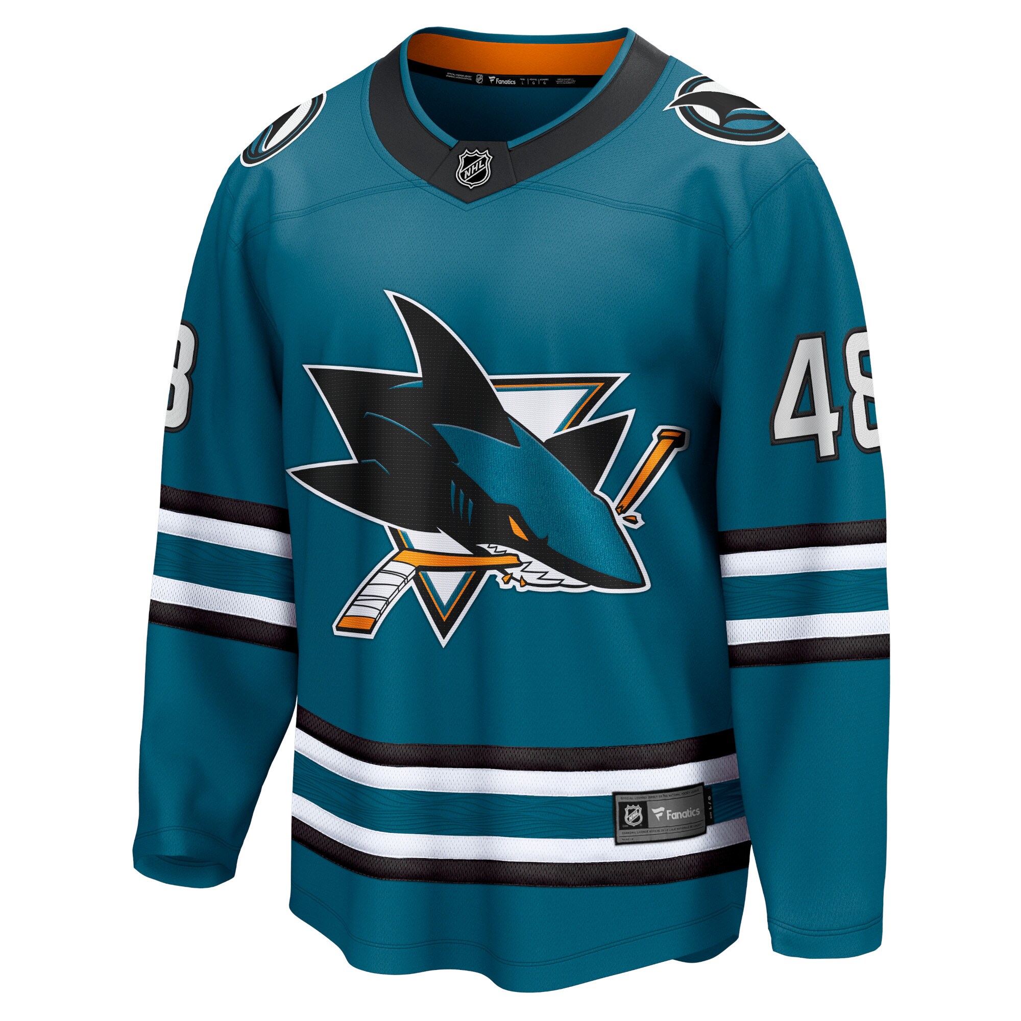 san jose sharks fanatics home breakaway jersey – tomas hertl – mens – San Jose Sharks Jerseys and Headwear Collection