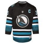 san jose sharks fanatics replica alternate breakaway jersey – black – logan couture – youth – San Jose Sharks Jerseys and Headwear Collection