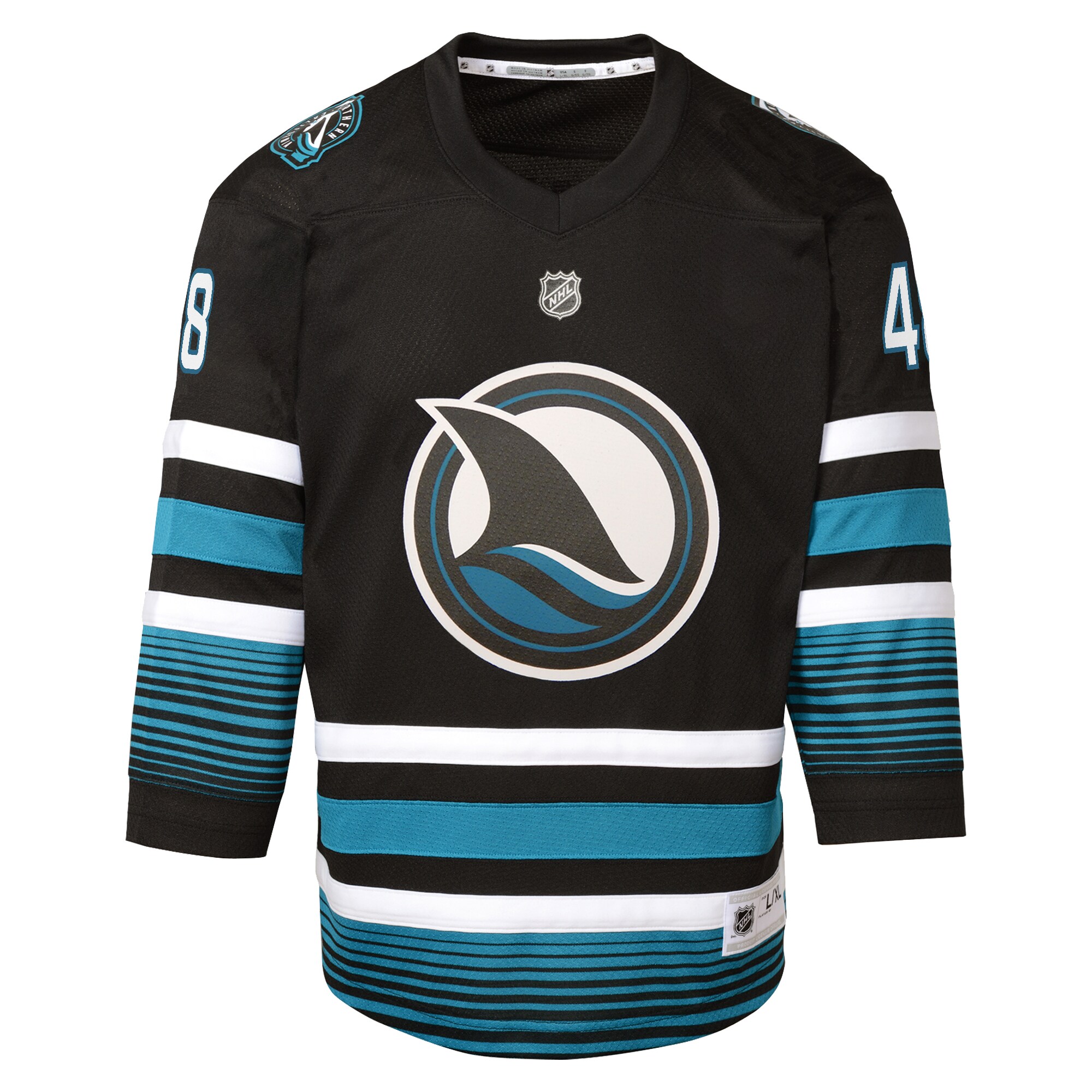 san jose sharks fanatics replica alternate breakaway jersey – black – tomas hertl – youth – San Jose Sharks Jerseys and Headwear Collection