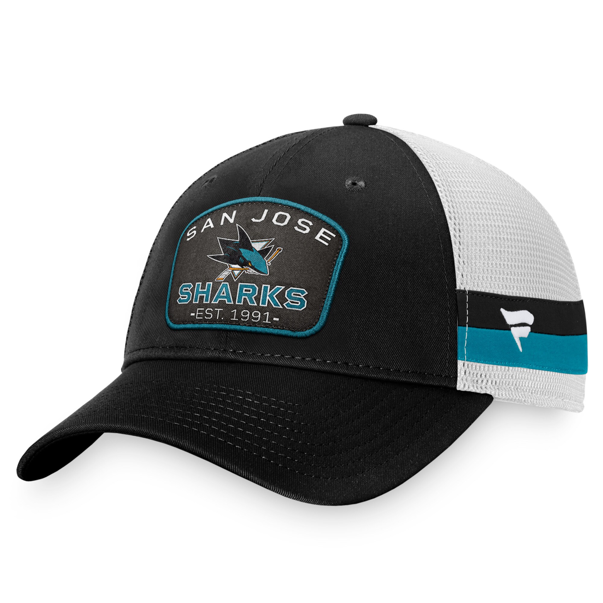 san jose sharks fundamental structured trucker – mens – San Jose Sharks Jerseys and Headwear Collection