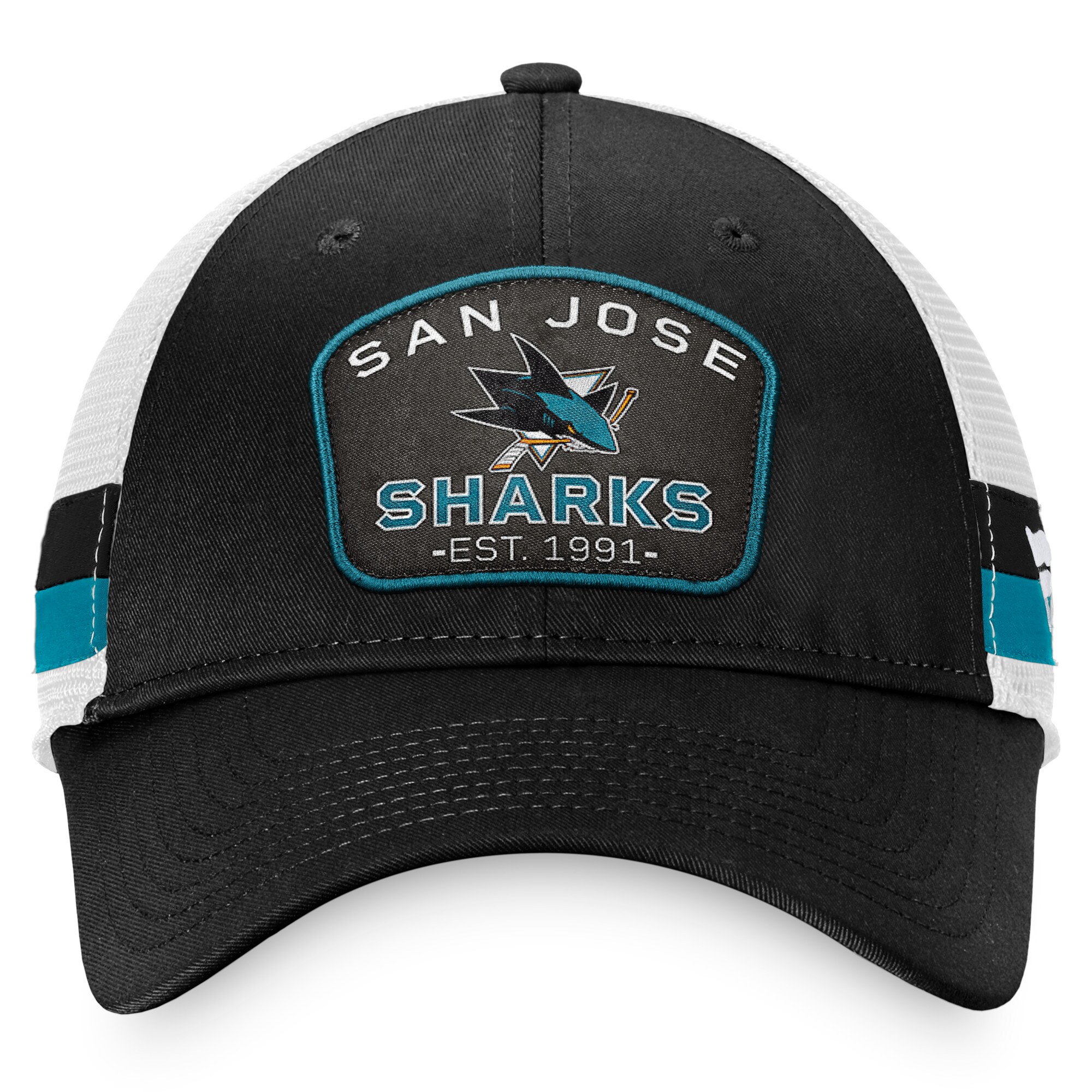 san jose sharks fundamental structured trucker – mens – San Jose Sharks Jerseys and Headwear Collection