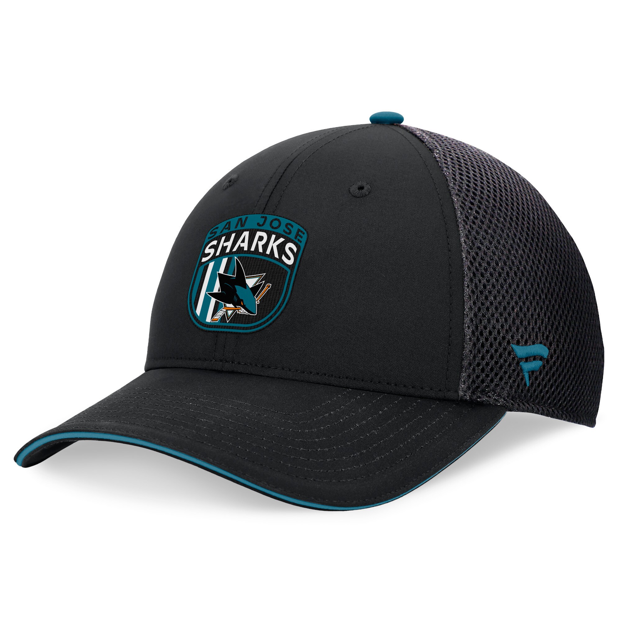 san jose sharks pro draft structured trucker cap – unisex – San Jose Sharks Jerseys and Headwear Collection