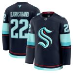 seattle kraken fanatics branded home premium jersey – deep sea blue – oliver bjorkstrand – mens – San Jose Sharks Jerseys and Headwear Collection