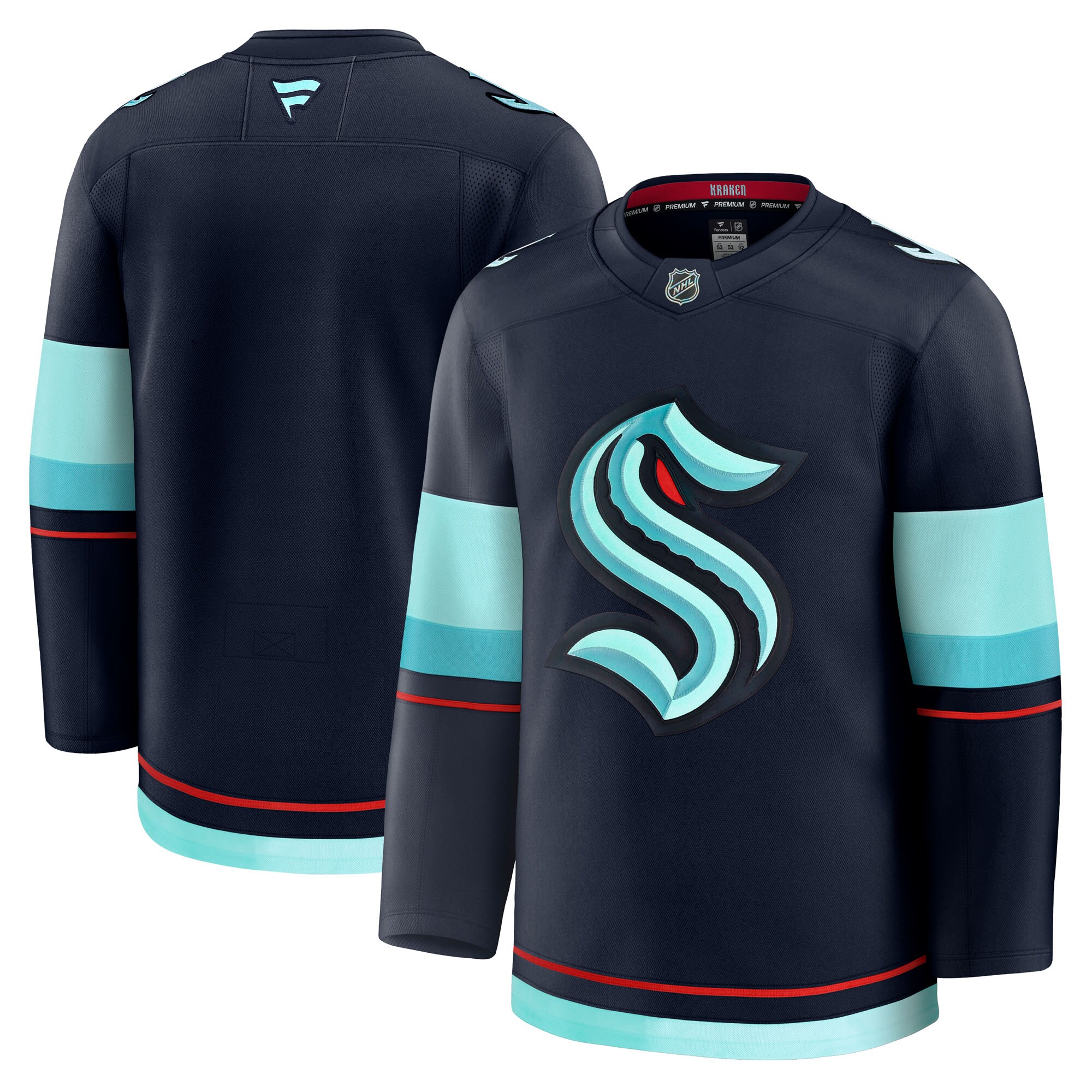 seattle kraken fanatics branded home premium jersey – mens – – San Jose Sharks Jerseys and Headwear Collection