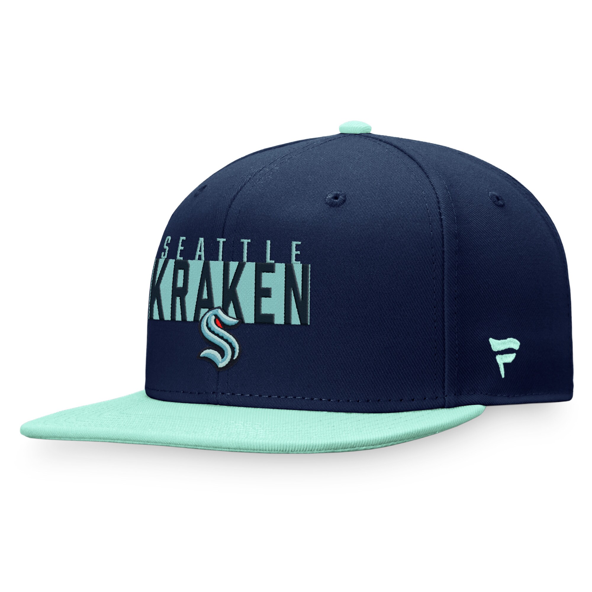 seattle kraken fundamental colour blocked snapback – mens – San Jose Sharks Jerseys and Headwear Collection