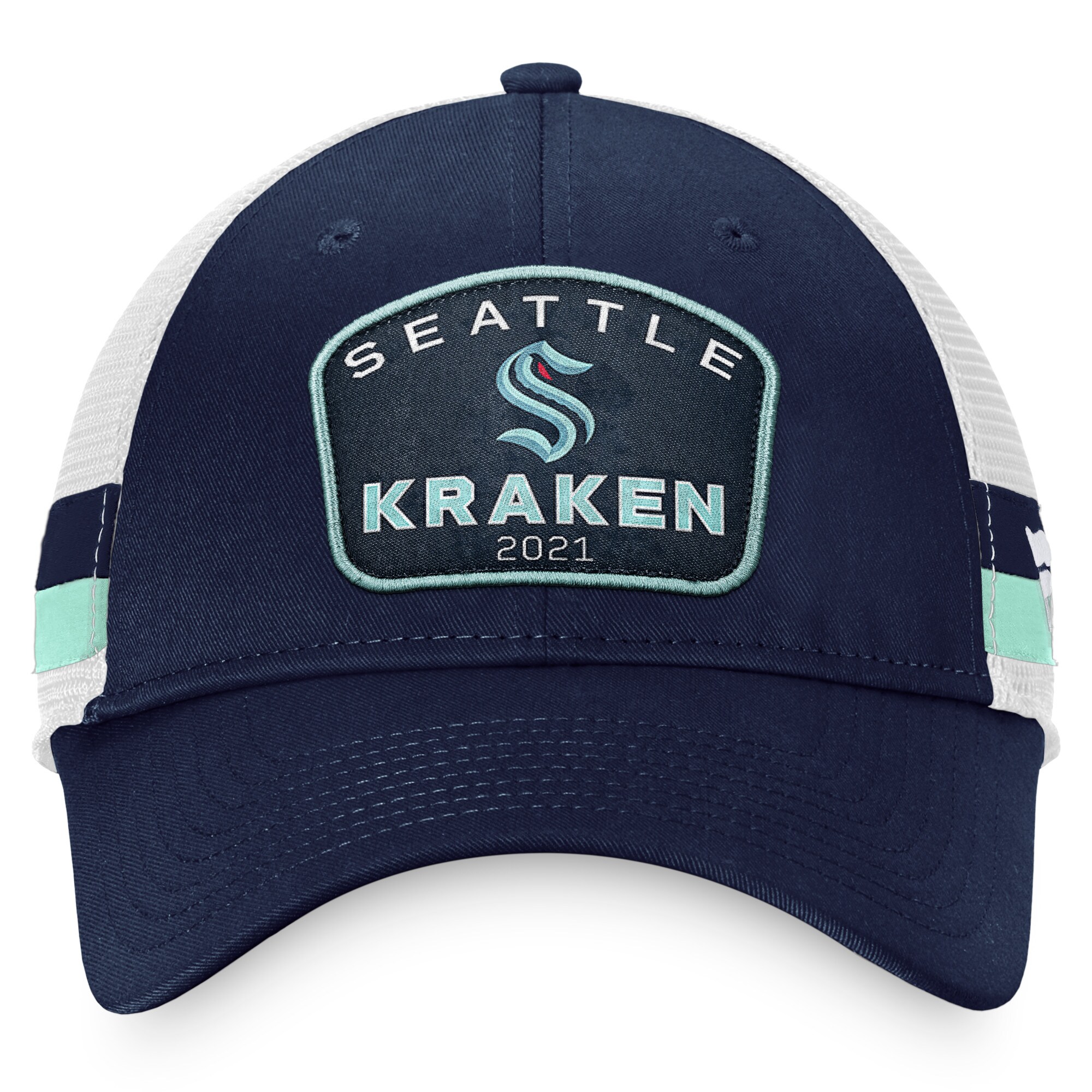 seattle kraken fundamental structured trucker – mens – San Jose Sharks Jerseys and Headwear Collection