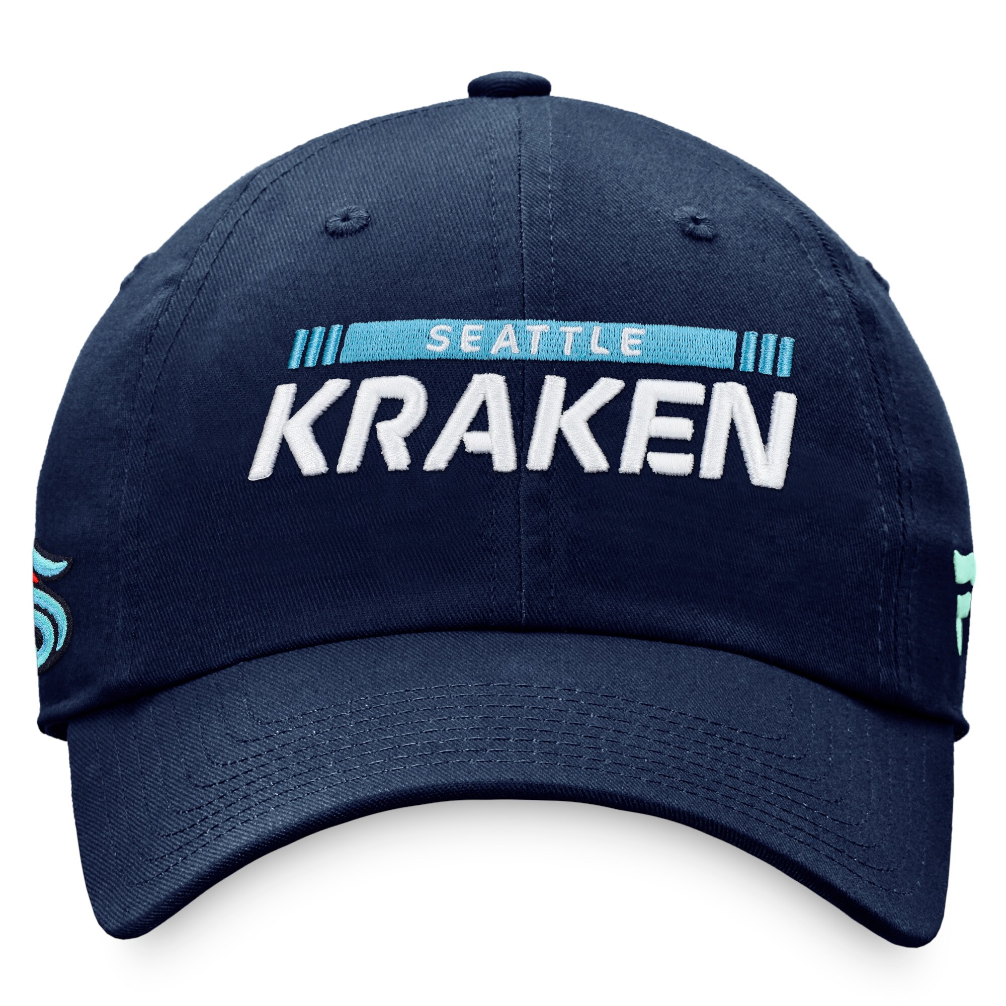 seattle kraken pro game amp train unstructured adjustable cap – mens – San Jose Sharks Jerseys and Headwear Collection