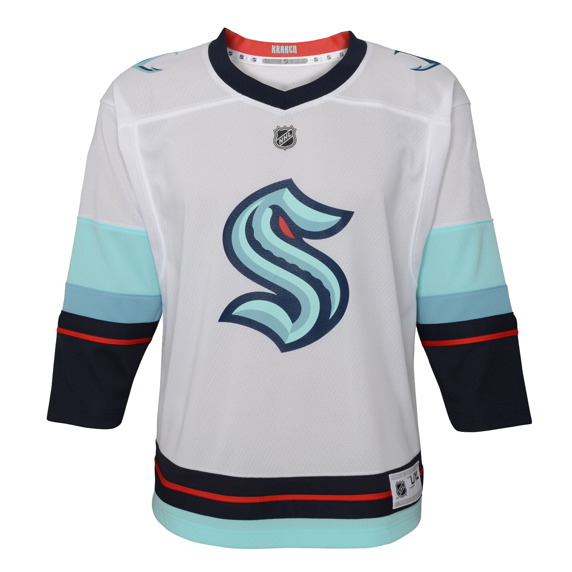 seattle kraken replica away jersey – youth – San Jose Sharks Jerseys and Headwear Collection