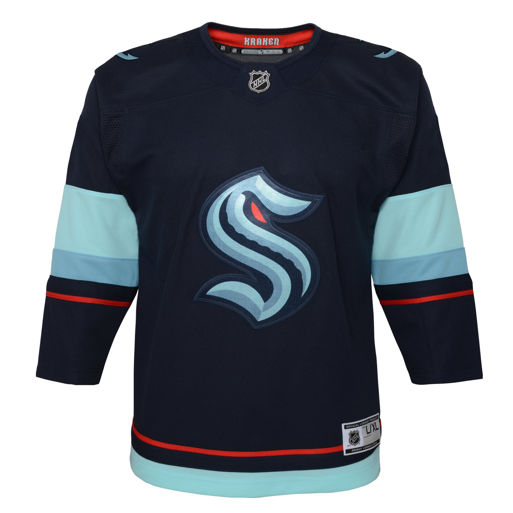 seattle kraken replica home jersey – kids – San Jose Sharks Jerseys and Headwear Collection