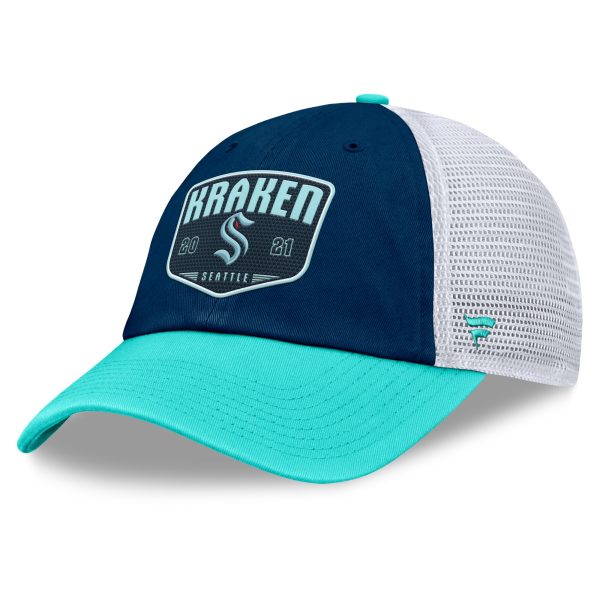 seattle kraken structured adjustable meshback cap – unisex – San Jose Sharks Jerseys and Headwear Collection