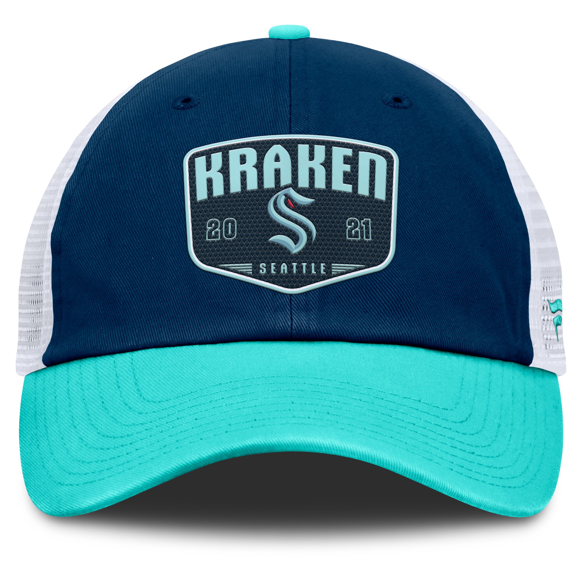 seattle kraken structured adjustable meshback cap – unisex – San Jose Sharks Jerseys and Headwear Collection