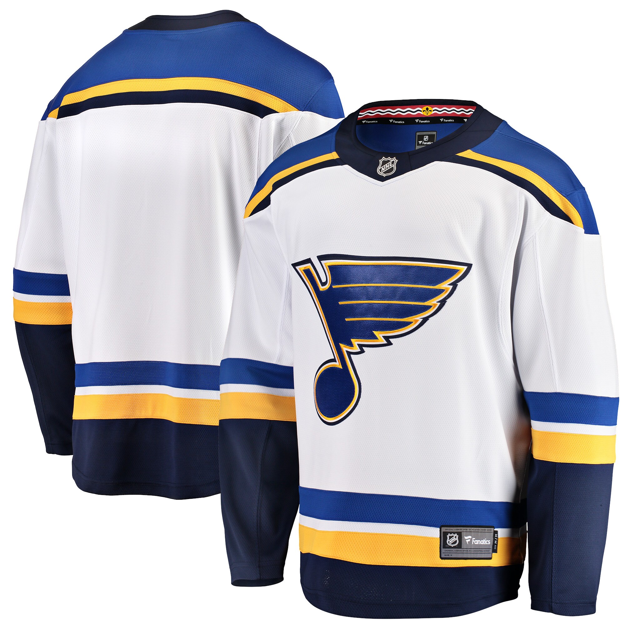 st. louis blues fanatics away breakaway jersey – mens – San Jose Sharks Jerseys and Headwear Collection