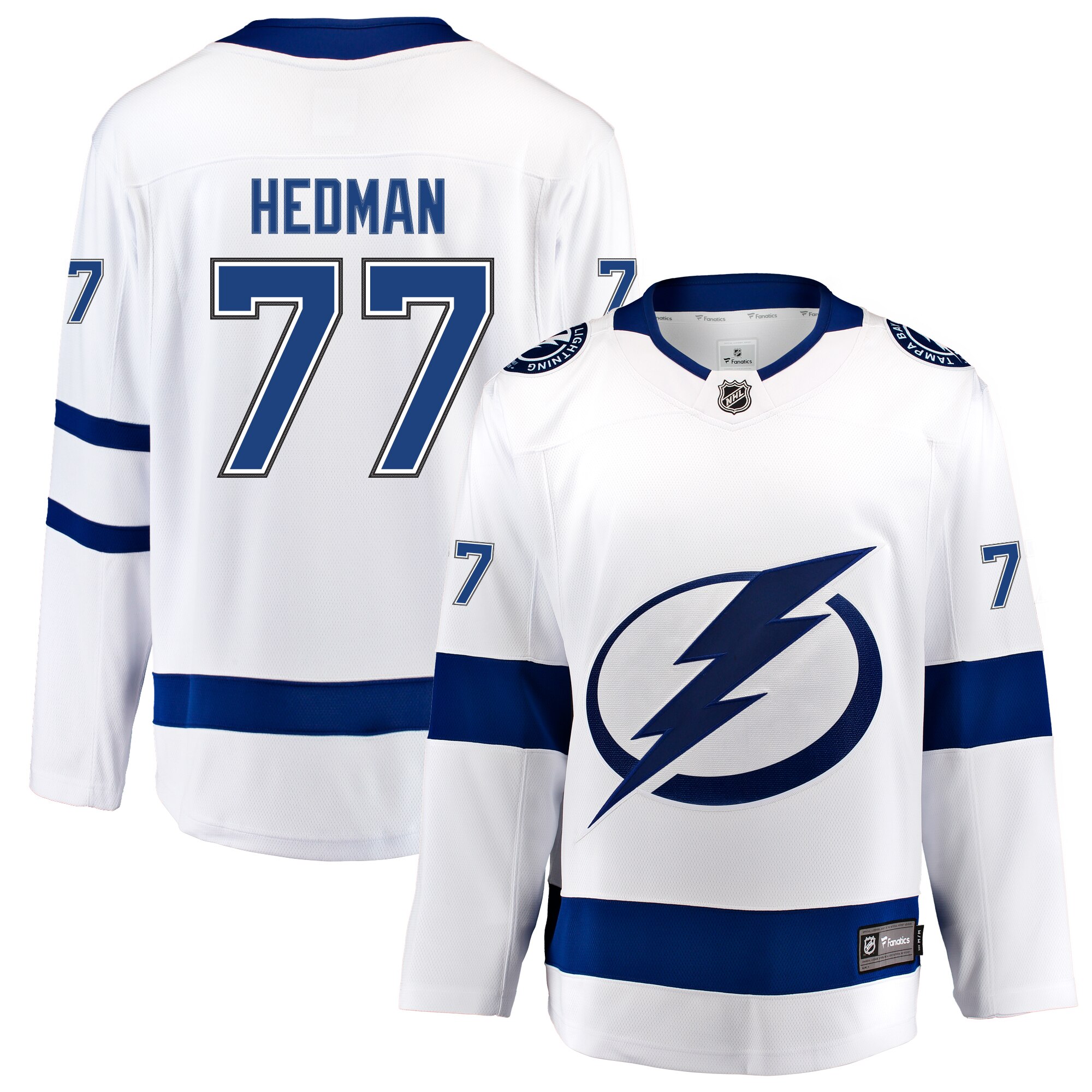 tampa bay lightning fanatics away breakaway jersey – victor hedman – mens – San Jose Sharks Jerseys and Headwear Collection