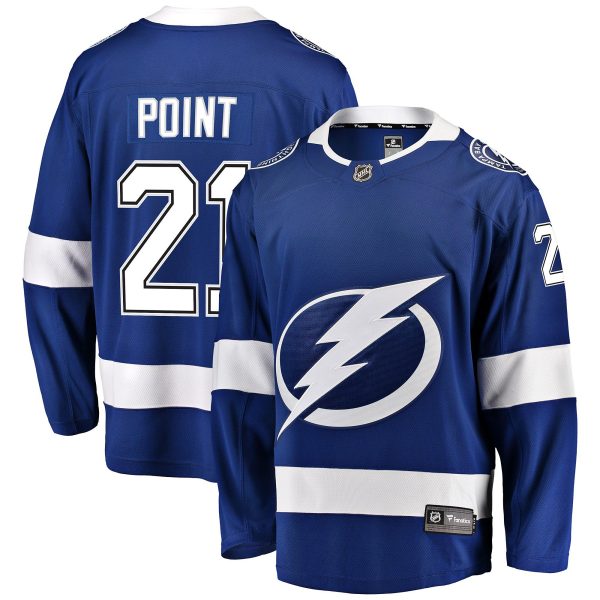 tampa bay lightning fanatics home breakaway jersey – brayden point – mens – San Jose Sharks Jerseys and Headwear Collection