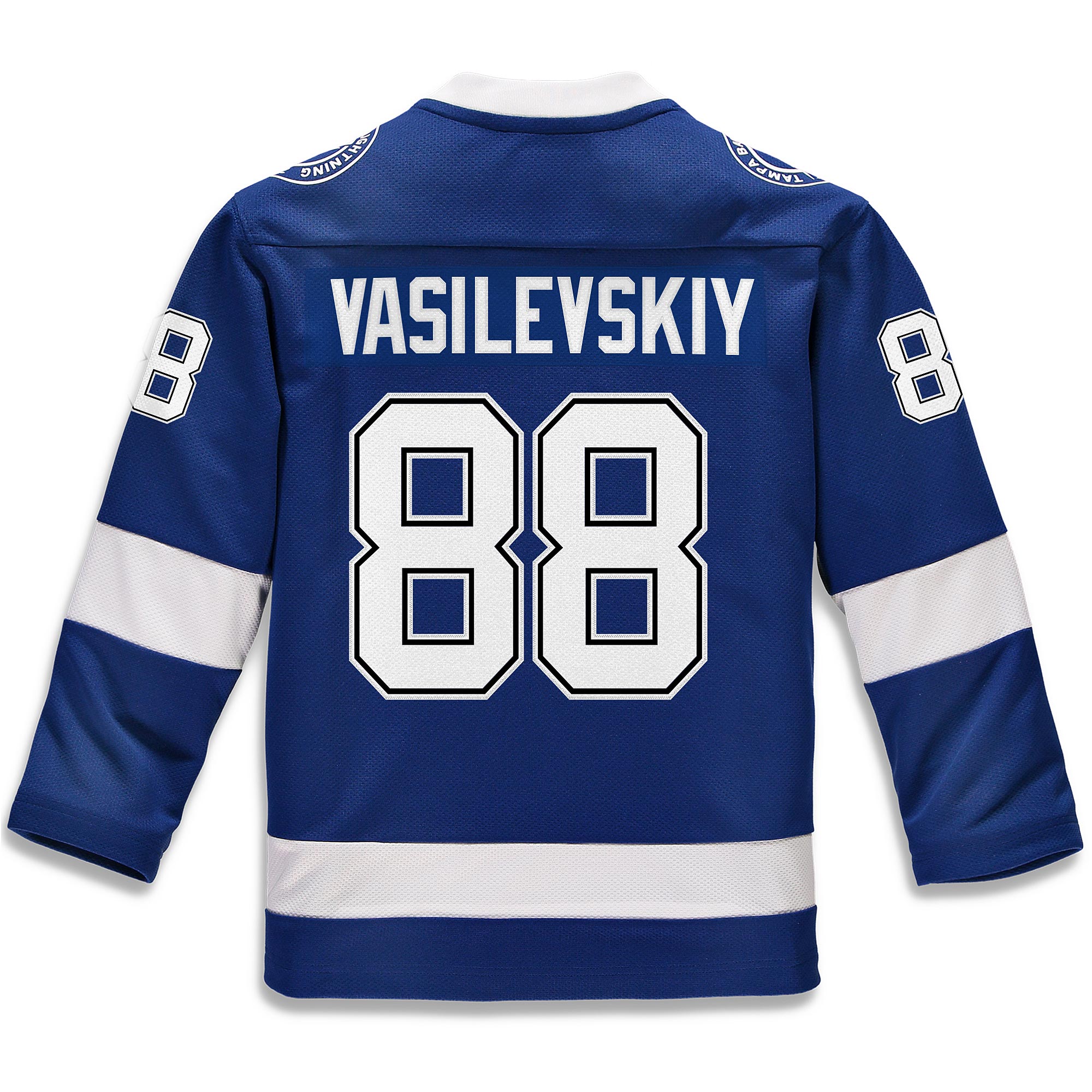 tampa bay lightning replica home jersey – andrei vasilevskiy – youth – San Jose Sharks Jerseys and Headwear Collection