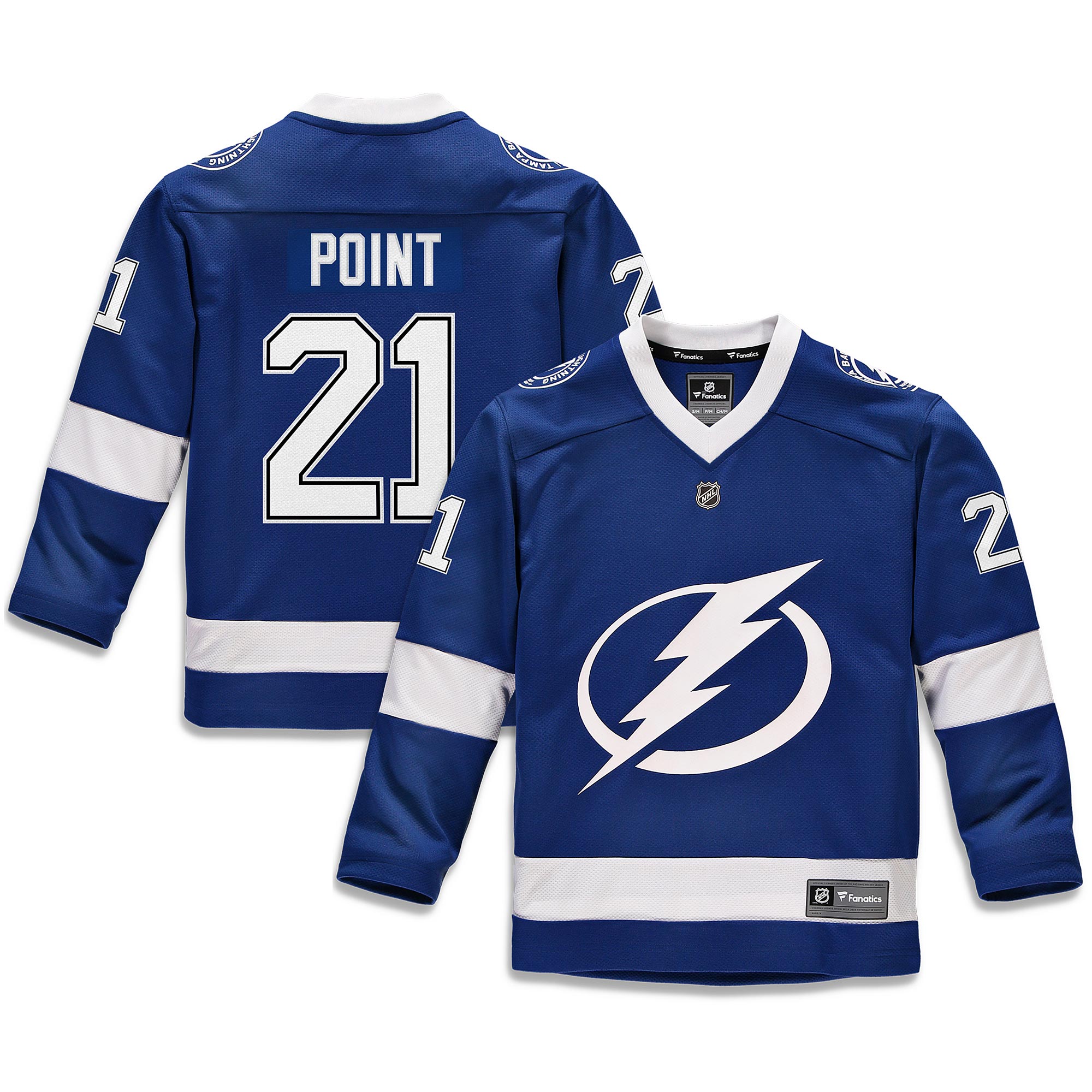 tampa bay lightning replica home jersey – brayden point – youth – San Jose Sharks Jerseys and Headwear Collection