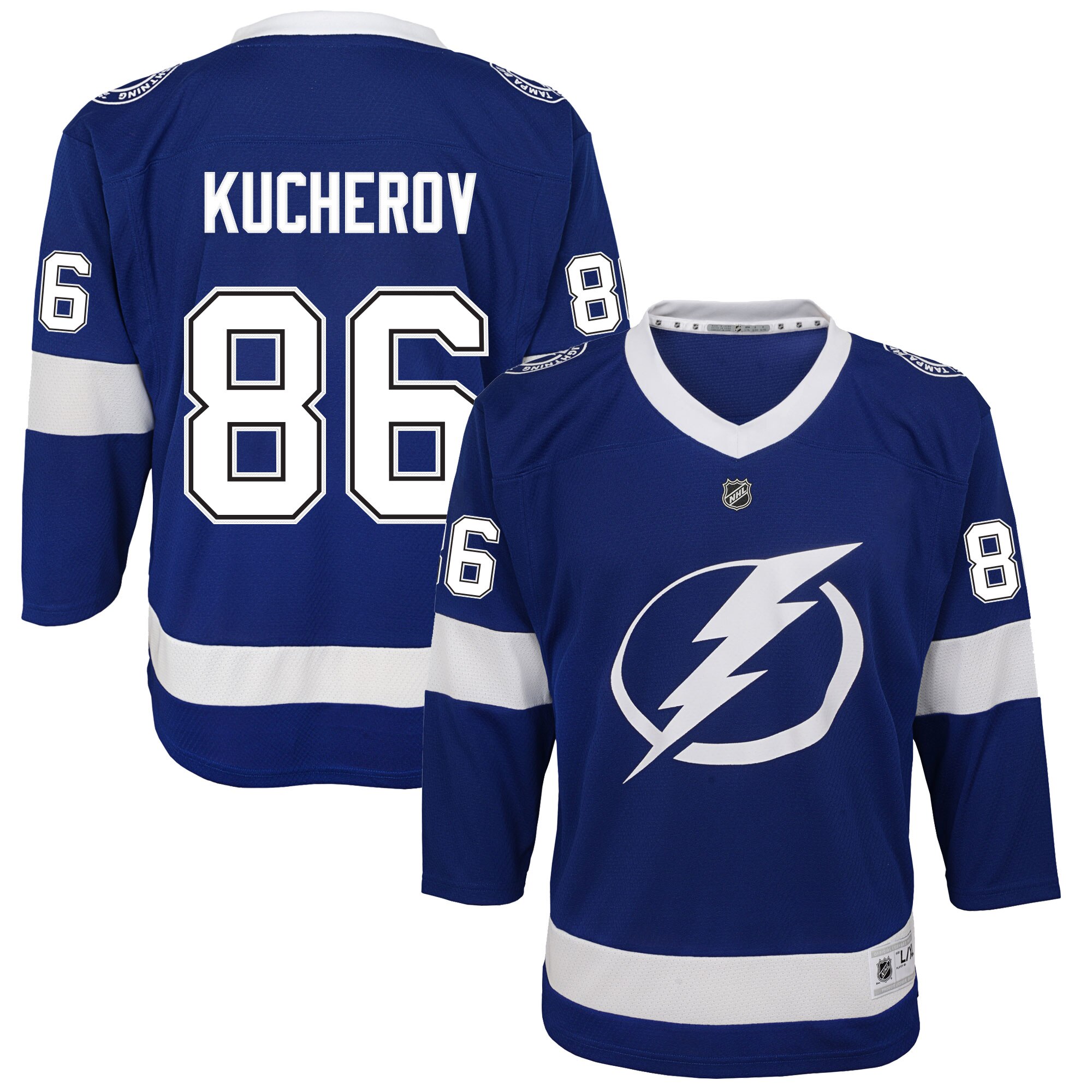 tampa bay lightning replica home jersey – nikita kucherov – youth – San Jose Sharks Jerseys and Headwear Collection