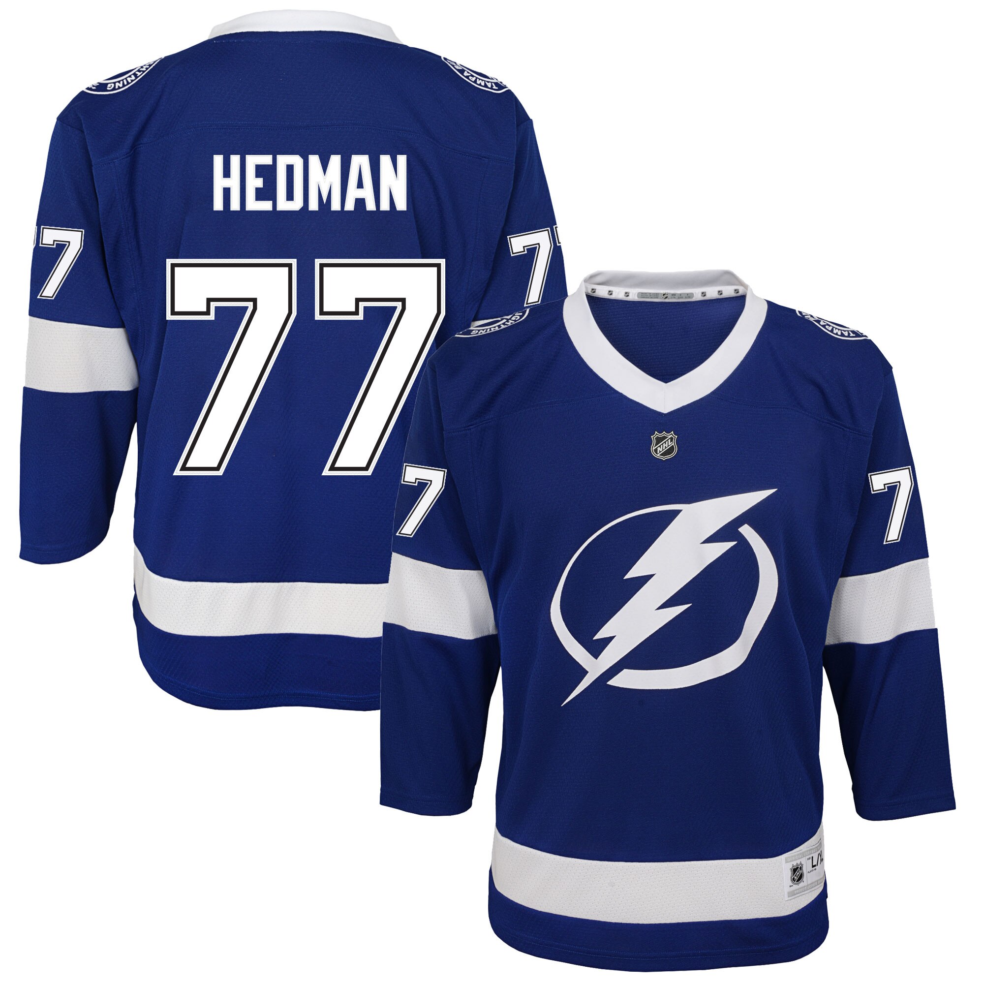 tampa bay lightning replica home jersey – victor hedman – youth – San Jose Sharks Jerseys and Headwear Collection