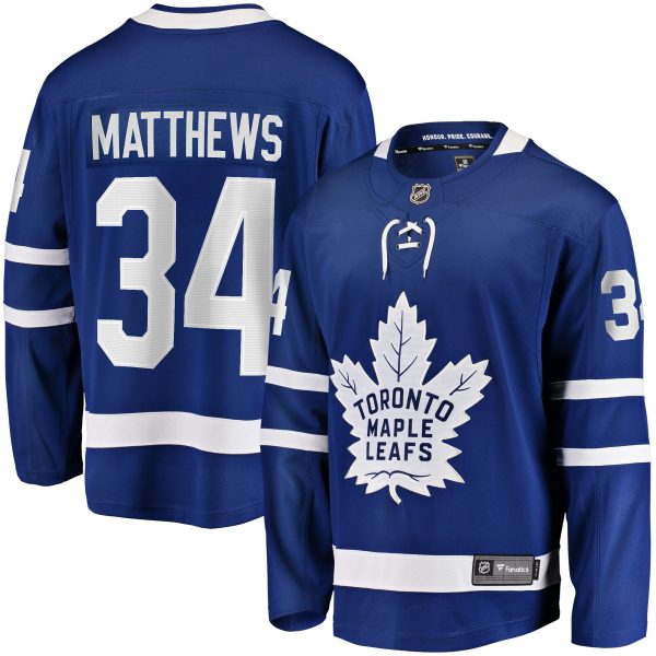 toronto maple leafs breakaway jersey home – auston matthews – San Jose Sharks Jerseys and Headwear Collection