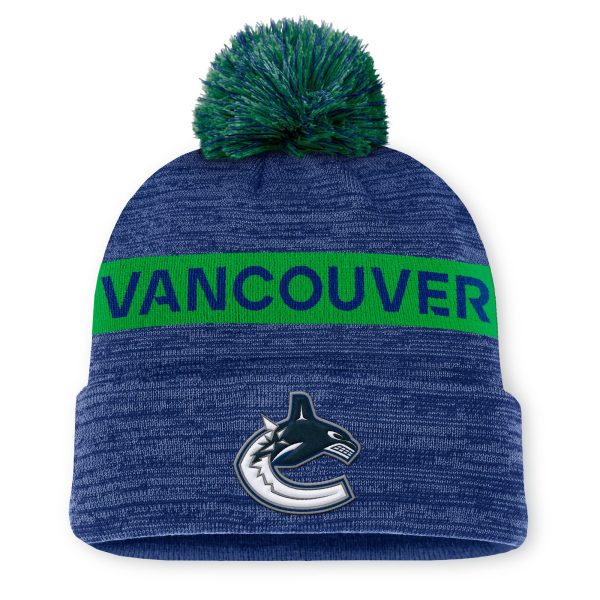 vancouver canucks authentic pro rink beanie cuff with pom – San Jose Sharks Jerseys and Headwear Collection