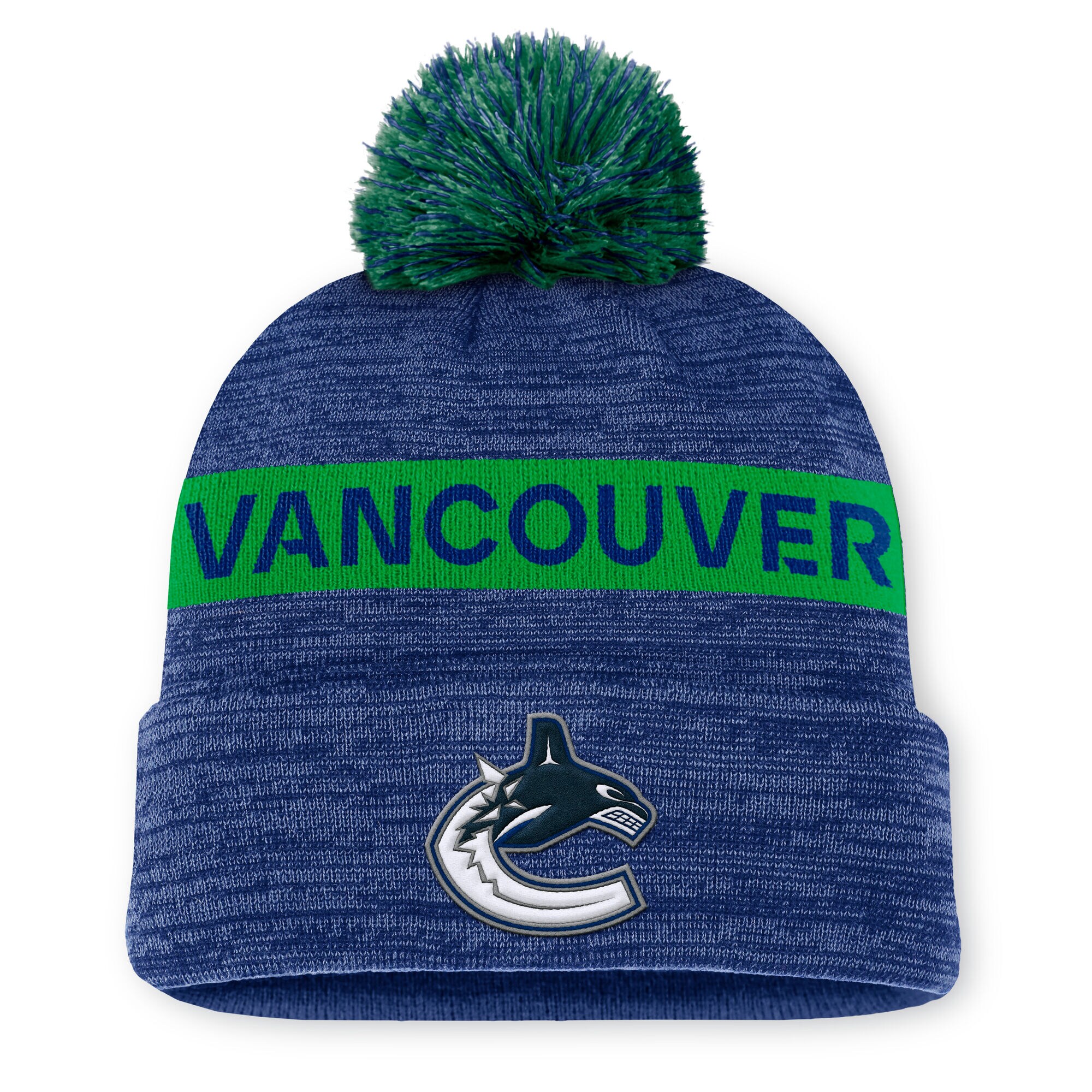vancouver canucks authentic pro rink beanie cuff with pom – San Jose Sharks Jerseys and Headwear Collection
