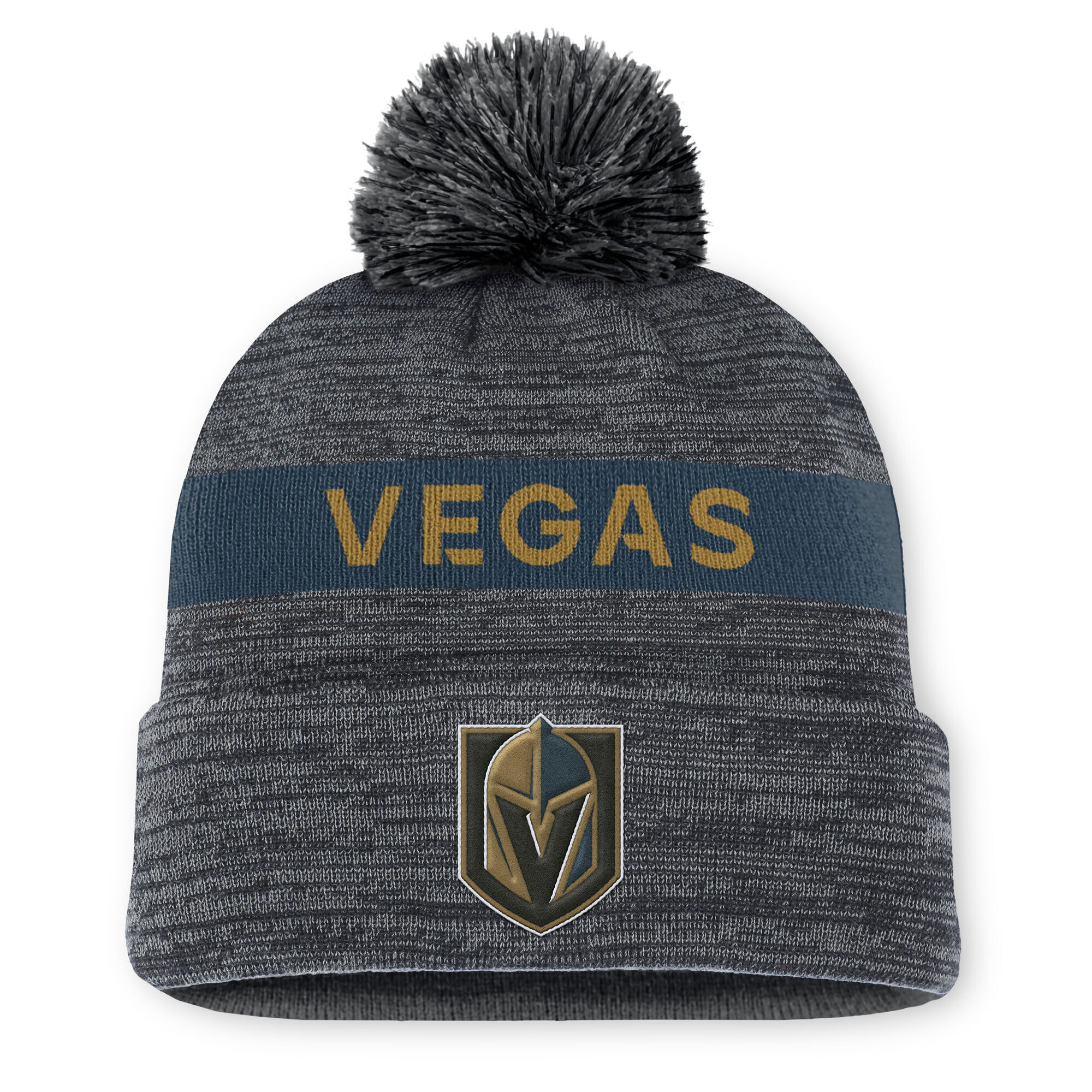 vegas golden knights authentic pro rink beanie cuff with pom – San Jose Sharks Jerseys and Headwear Collection