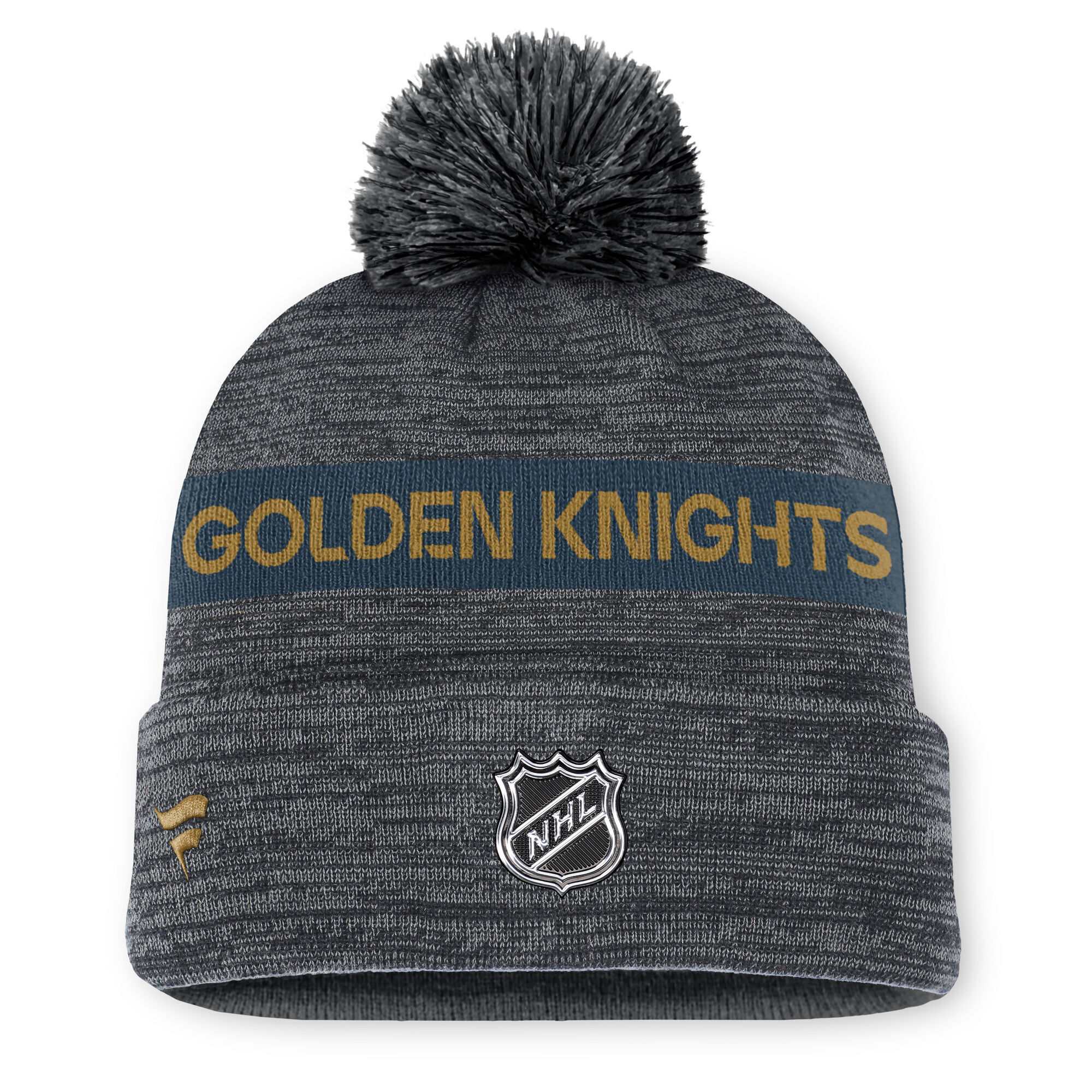vegas golden knights authentic pro rink beanie cuff with pom – San Jose Sharks Jerseys and Headwear Collection