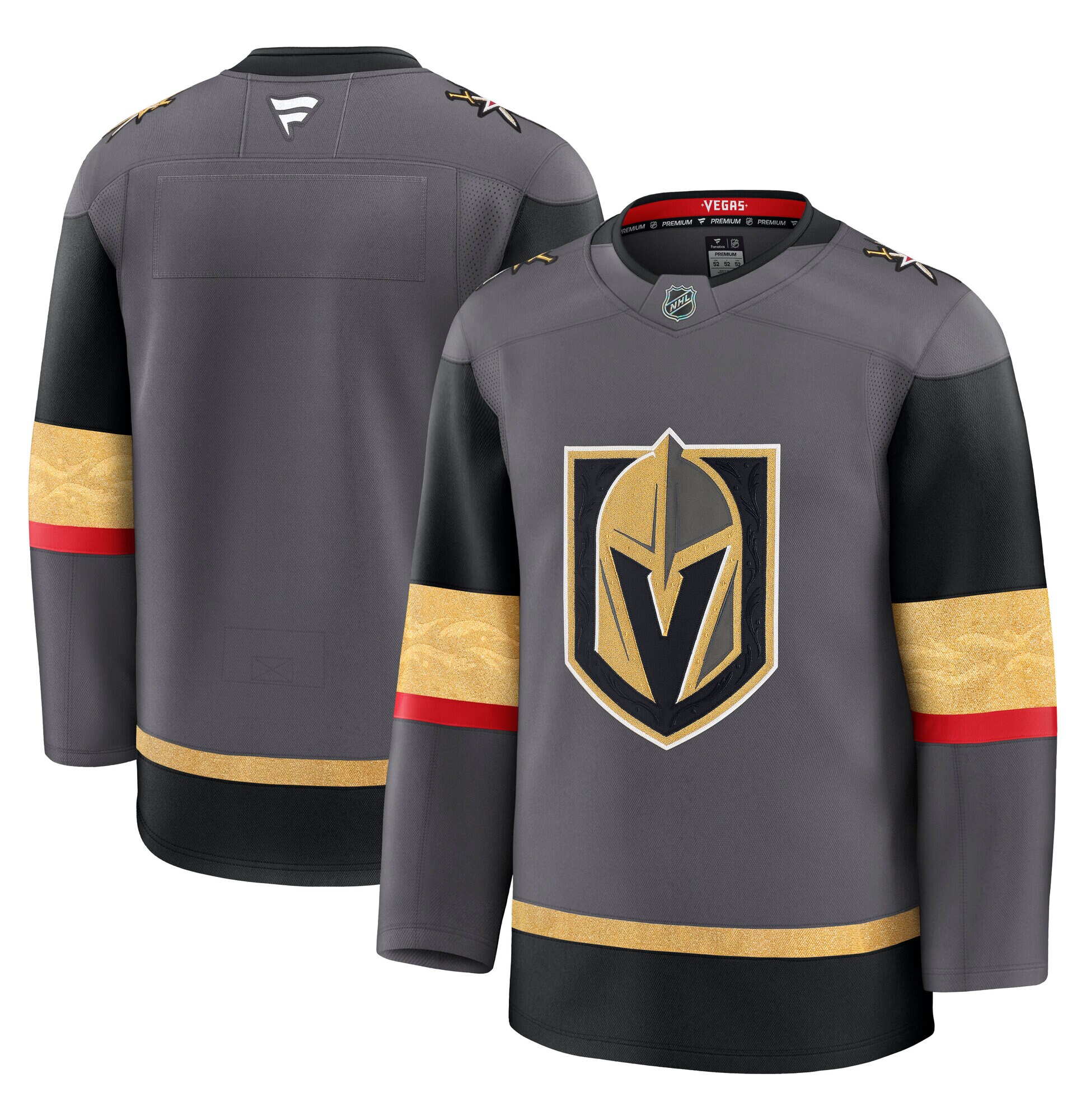 vegas golden knights fanatics branded alternate premium jersey – mens – San Jose Sharks Jerseys and Headwear Collection