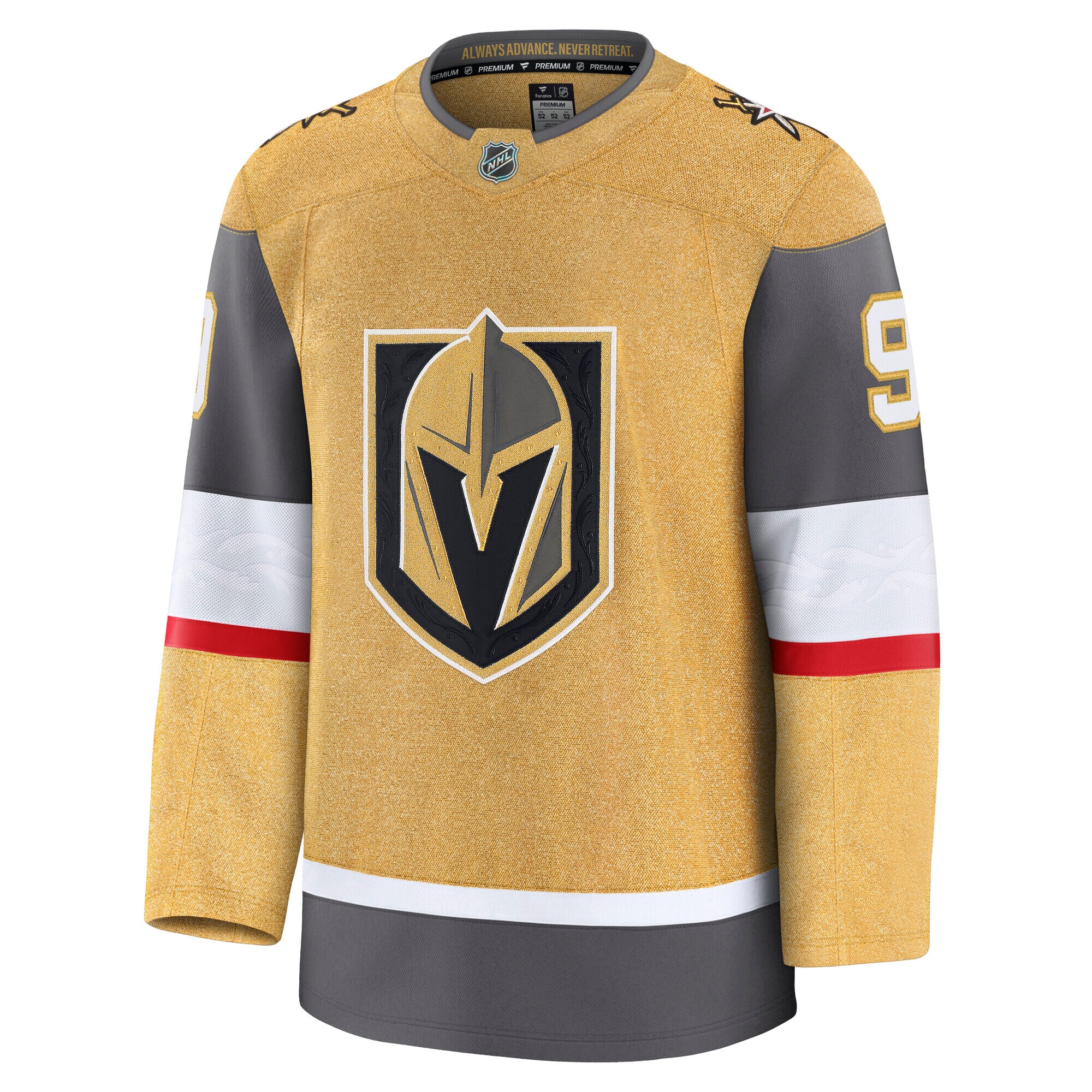vegas golden knights fanatics branded home premium jersey – gold – jack eichel – mens – San Jose Sharks Jerseys and Headwear Collection