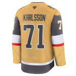 vegas golden knights fanatics branded home premium jersey – gold – william karlsson – mens – San Jose Sharks Jerseys and Headwear Collection