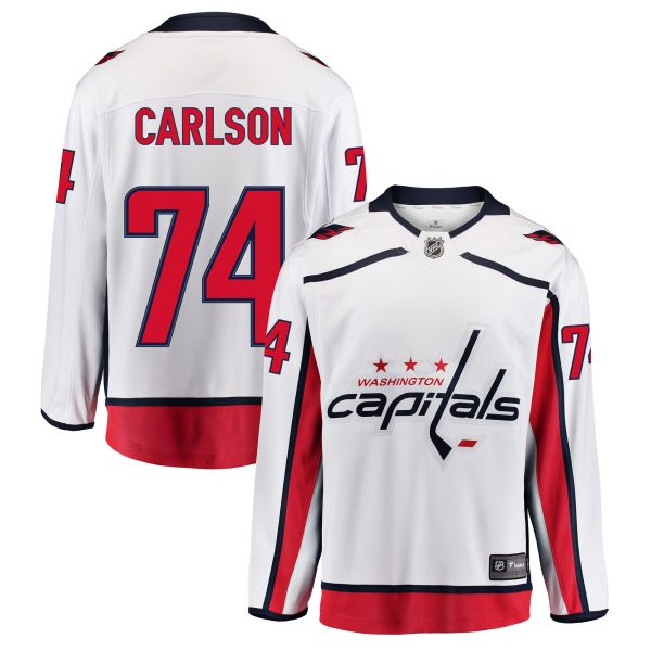 washington capitals fanatics away breakaway jersey – john carlson – mens – San Jose Sharks Jerseys and Headwear Collection