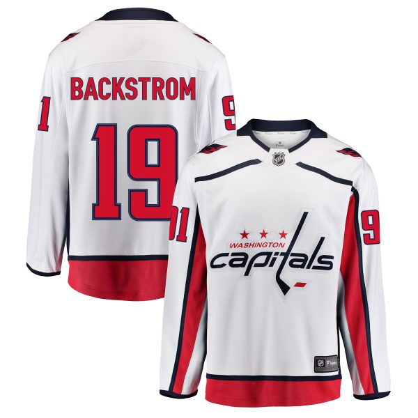 washington capitals fanatics away breakaway jersey – nicklas backstrom – mens – San Jose Sharks Jerseys and Headwear Collection