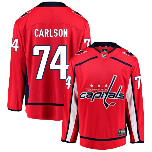 washington capitals fanatics home breakaway jersey – john carlson – mens – San Jose Sharks Jerseys and Headwear Collection