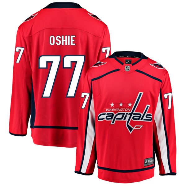 washington capitals fanatics home breakaway jersey – t. j. oshie – mens – San Jose Sharks Jerseys and Headwear Collection
