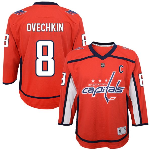washington capitals replica home jersey – alexander ovechkin – youth – San Jose Sharks Jerseys and Headwear Collection