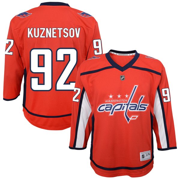 washington capitals replica home jersey – evgeny kuznetsov – youth – San Jose Sharks Jerseys and Headwear Collection