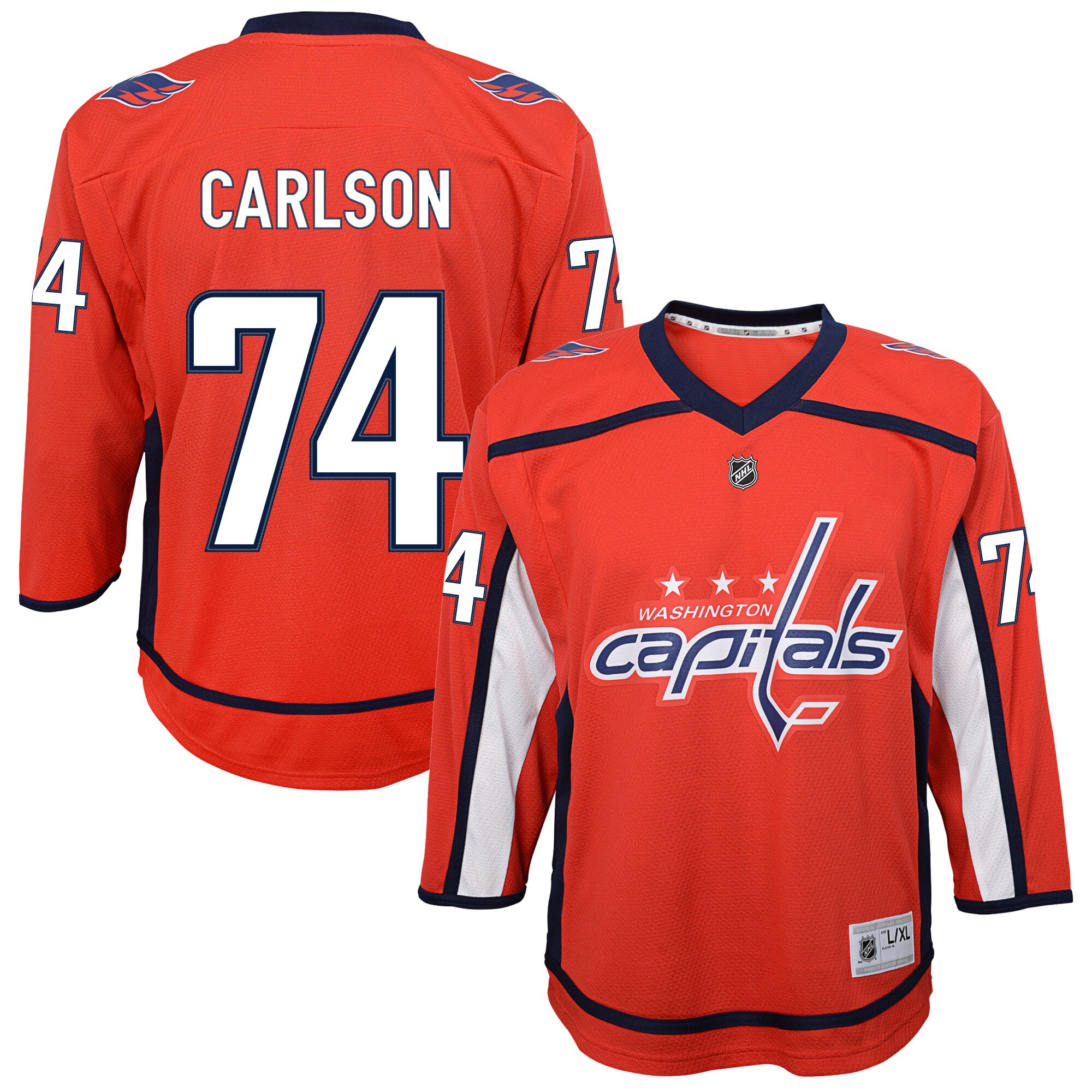 washington capitals replica home jersey – john carlson – youth – San Jose Sharks Jerseys and Headwear Collection