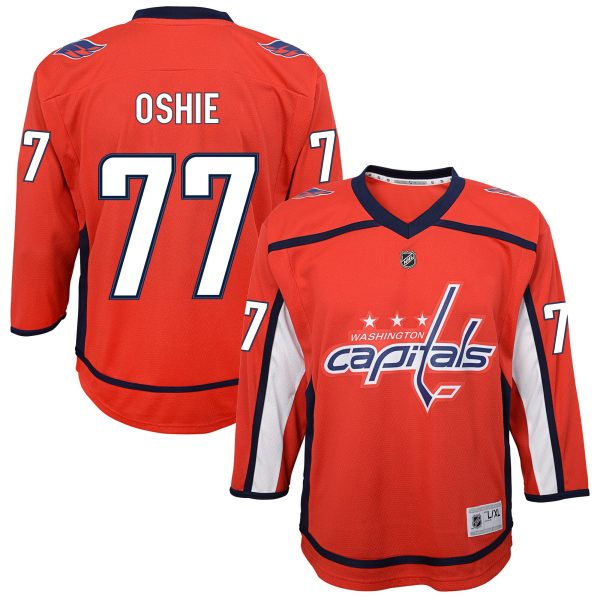 washington capitals replica home jersey – t. j. oshie – youth – San Jose Sharks Jerseys and Headwear Collection